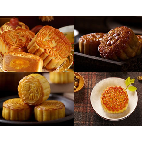 節(jié)假日員工福利 中秋節(jié)月餅 定制logo