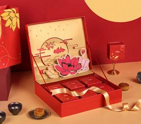 中秋節(jié)日員工禮品福利_月餅禮盒定制_兩款可選